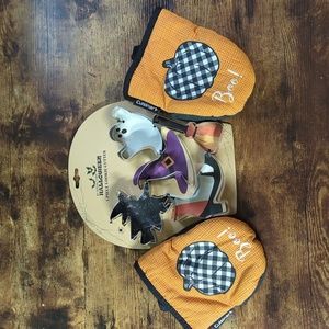 Halloween Cookie Cutter & Oven Mit Set